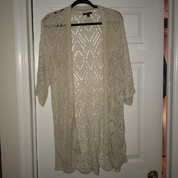 American Eagle Outfitters Sweaters - American Eagle Crochet cardigan